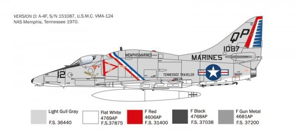 Italeri 2826 A-4 E/F/G Skyhawk 1/48