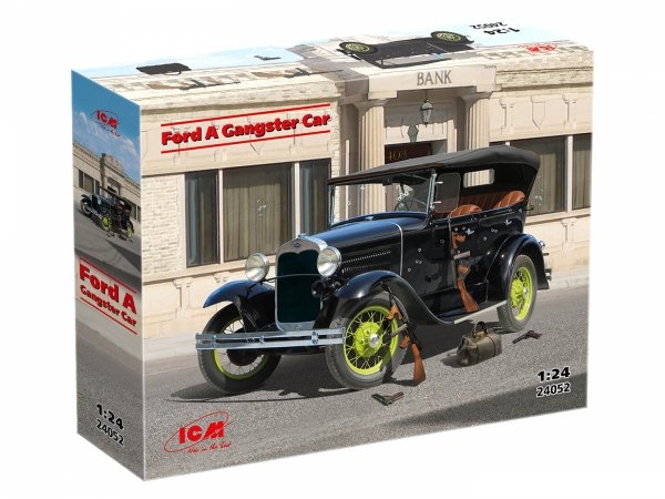 ICM 24052 Ford A  Gangster Car 1/24