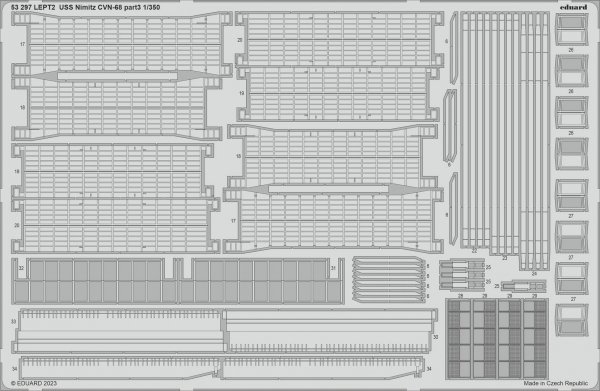 Eduard BIG5369 USS Nimitz CVN-68 PART I Trumpeter 1/350