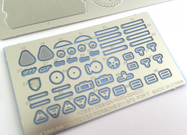 Hobby Design HD02-0240 Photoetch Detail-Up Set for Porsche 911 GT2 (993) Tamiya 1/24
