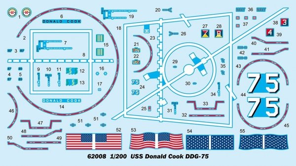 I Love Kit 62008 USS Donald Cook DDG-75 1/200