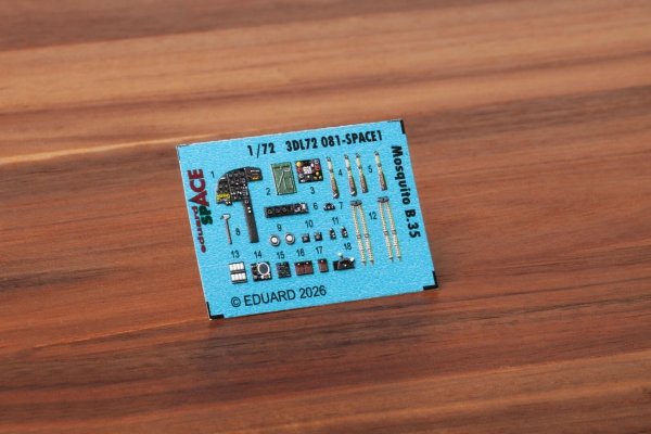 Eduard 3DL72081 Mosquito B.35 SPACE for AIRFIX 1/72