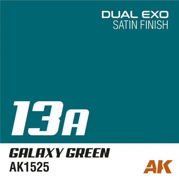 AK Interactive AK1557 DUAL EXO SET 13 – 13A GALAXY GREEN &amp; 13B CHAOS GREEN