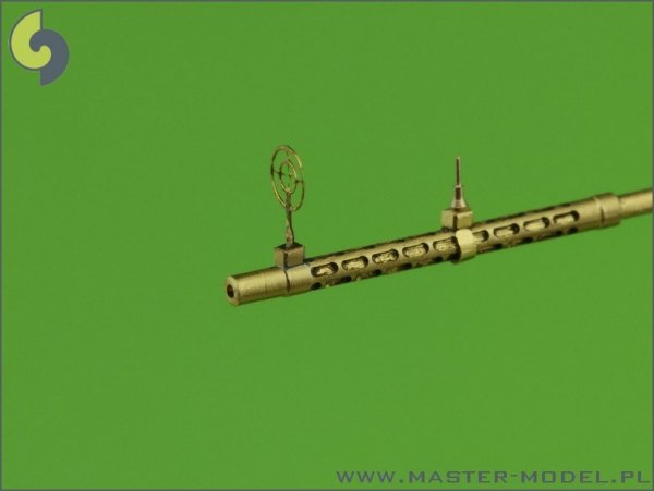 Master AM-48-055 German aircraft machine gun MG 15 - turned barrels and etched sights (2pcs) (1:48)
