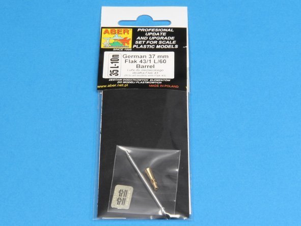 Aber 35L-010N German 37mm Flak 43/1 L/60 Barrel (1:35)