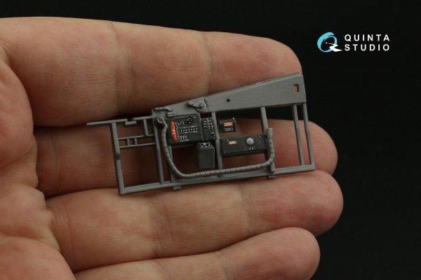 Quinta Studio QDS-32145 P-51D Mustang 3D-Printed &amp; coloured Interior on decal paper (Zoukei-Mura SWS) (Small version) 1/32