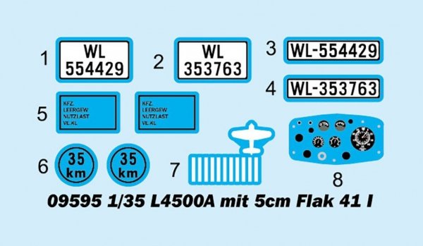 Trumpeter 09595 L4500A with 5cm Flak 41 I 1/35