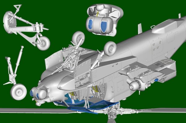 Trumpeter 05838 AH-64A Apache 1/48