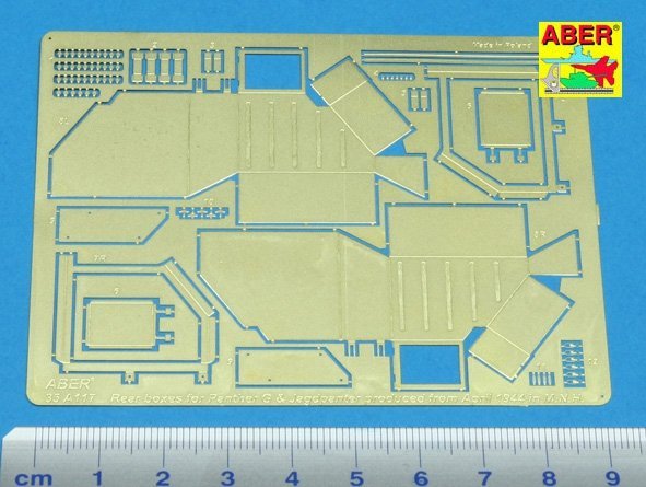 Aber 35A117 Rear boxes for Panther G &amp;amp;Jagdpanter produced from April 1944 in M.N.H. (1:35)
