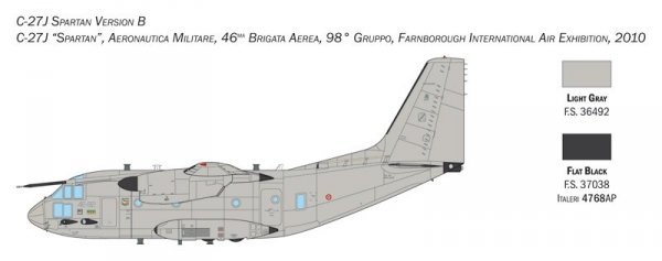 Italeri 1450 C-27J SPARTAN / G.222 1/72