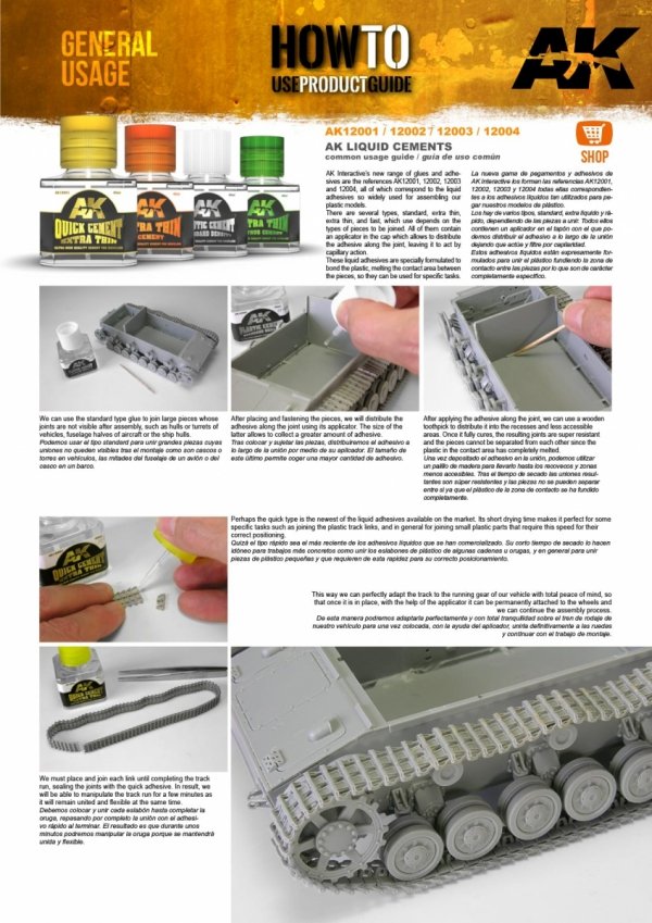 AK Interactive AK12001-B REFILL – QUICK CEMENT EXTRA THIN GLUE 200ml