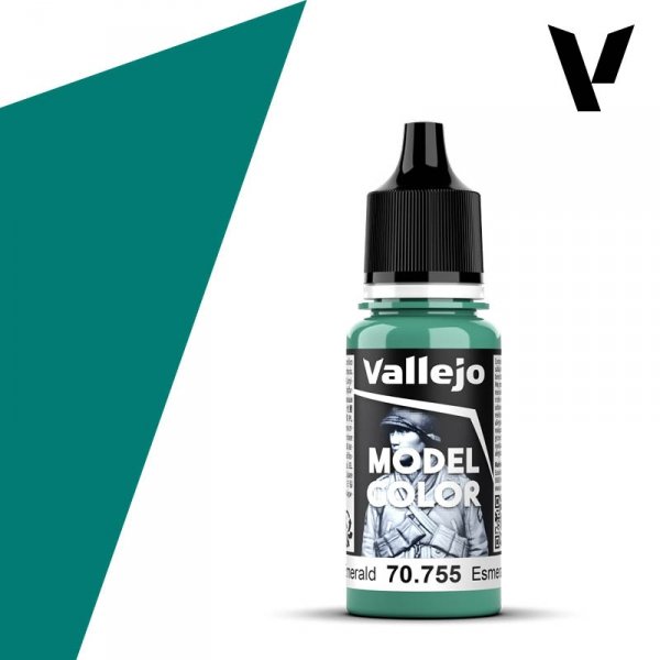 Vallejo 70755 Light Emerald - Model Color 18ml