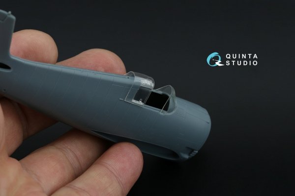 Quinta Studio QC72008 F6F-3/5 Hellcat vacuumed clear canopy (Eduard) 1/72