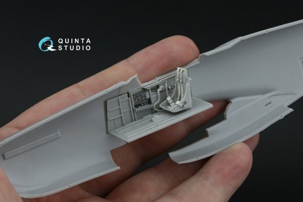 Quinta Studio QD48496 F-82E Twin Mustang 3D-Printed coloured Interior on decal paper (Modelsvit) 1/48