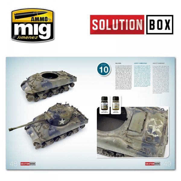 AMMO of Mig Jimenez 6500 WWII AMERICAN ETO SOLUTION BOOK (Multilingual)