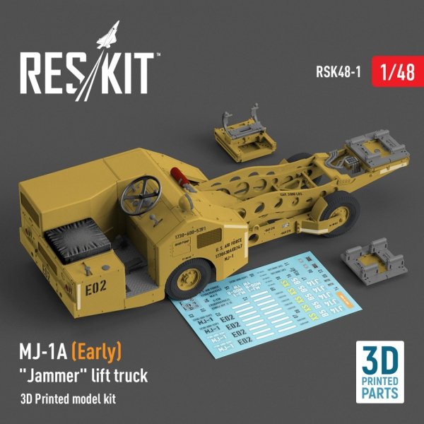 RESKIT RSK48-0001 MJ-1A (Early) "Jammer" lift truck  (3D Printed model kit) (1/48)