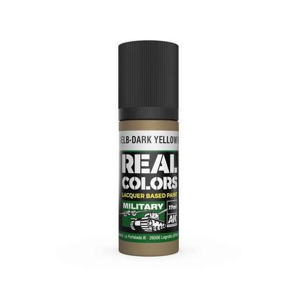 AK Interactive RC859 Dunkelgelb-Dark Yellow RAL 7028 17 ml