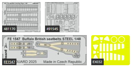 Eduard BIG49463 Buffalo British version TAMIYA 1/48