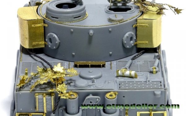 E.T. Model E72-006 WWII German TIGER I Initial Production For DRAGON 7370 1/72