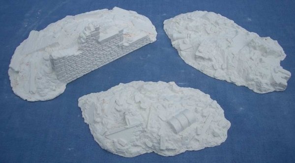 RT-Diorama 35127 Rubble, debris pile set (3 pcs.) 1/35