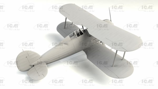 ICM 32045 Gloster Sea Gladiator Mk.II With Royal Navy pilots 1/32