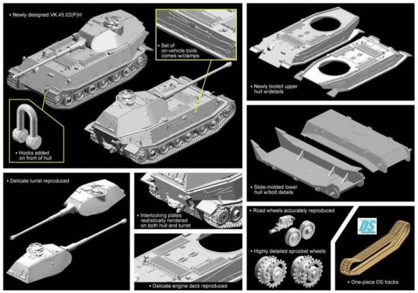 Dragon 7493 VK.45.02(P)H (1:72)