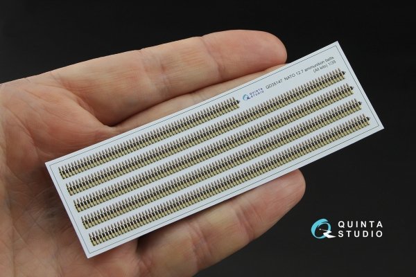 Quinta Studio QD35147 NATO 12.7 ammunition belts (All kits) 1/35