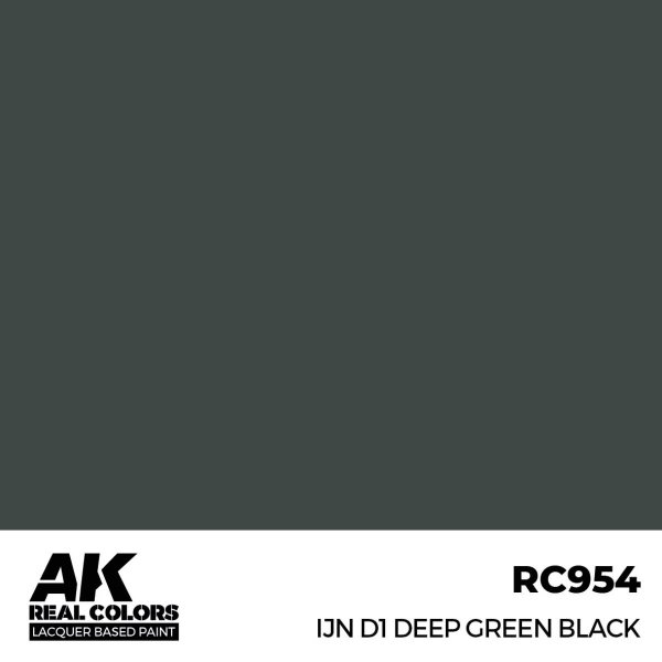AK Interactive RC954 IJN D1 Deep Green Black 17 ml