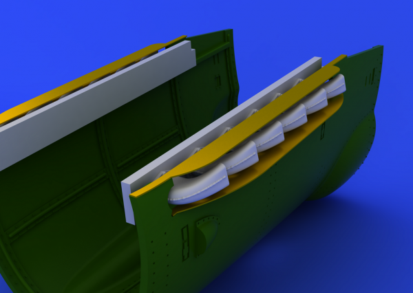 Eduard 632020 Bf 109G-6 exhaust stacks 1/32 (Revell)