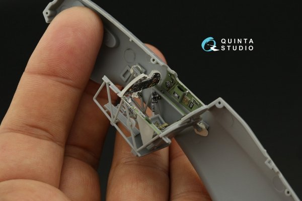 Quinta Studio QD48401 Hawker Hurricane family 3D-Printed &amp; coloured Interior on decal paper (Hobby Boss) 1/48