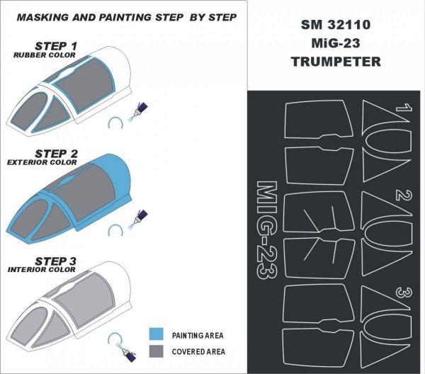 Montex SM32110 MiG-23 TRUMPETER