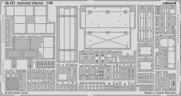 Eduard BIG3597 Hummel 1/35 TAMIYA