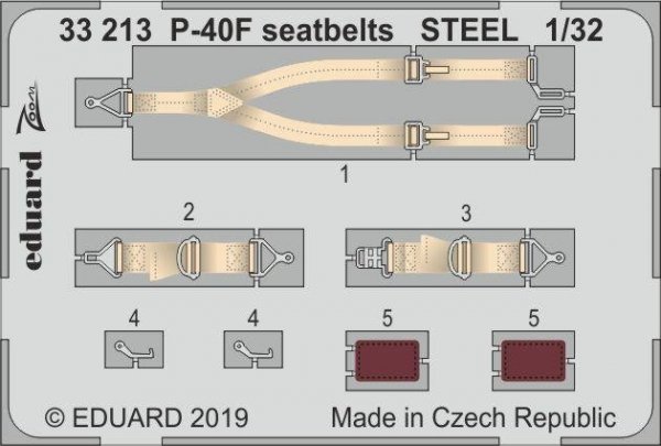Eduard BIG3398 P-40F 1/32 TRUMPETER