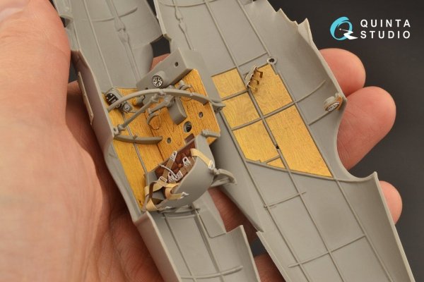 Quinta Studio QD32112 Pfalz D.III 3D-Printed &amp; coloured Interior on decal paper ( Roden ) 1/32
