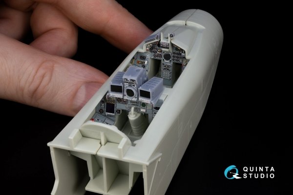 Quinta Studio QDS+48262 Tornado IDS Italian 3D-Printed coloured Interior on decal paper (Revell) (small version) (with 3D-printed resin parts) 1/48