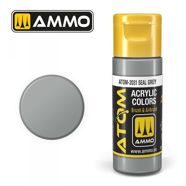 AMMO of Mig Jimenez 20131 ATOM COLOR Seal Grey 20ml