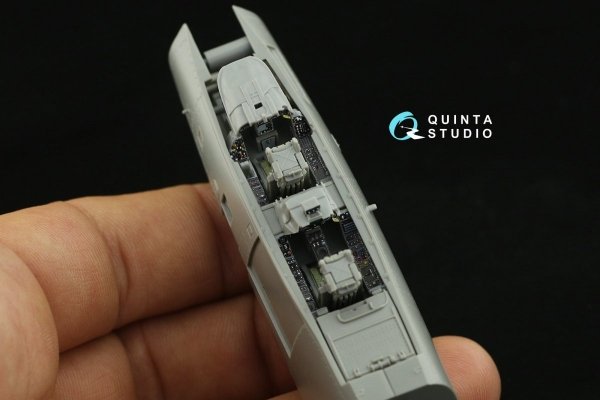 Quinta Studio QD72031 F-14D 3D-Printed &amp; coloured Interior on decal paper (GWH) 1/72