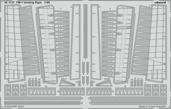 Eduard 481137 FM-1 landing flaps TAMIYA 1/48