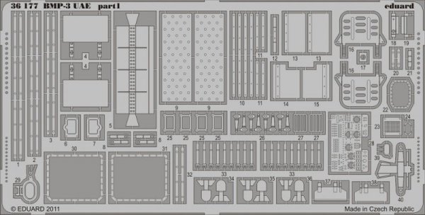 Eduard 36177 BMP-3 UAE 1/35 Trumpeter