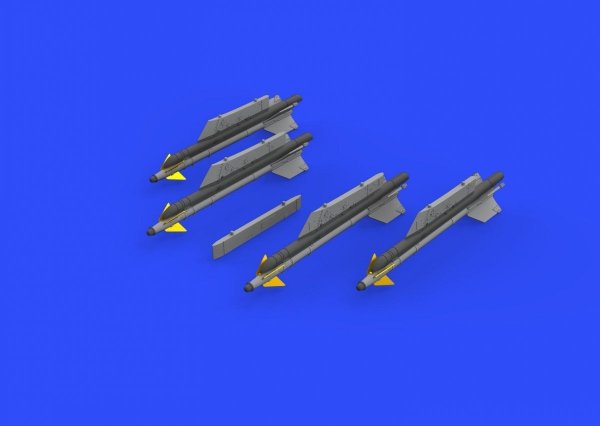 Eduard 672188 R-13M missiles w/ pylons for MiG-21 1/72