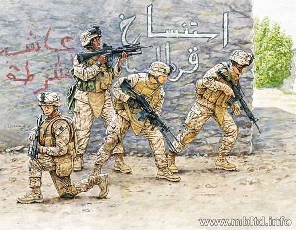 Master Box 3575 Iraq kit 1 (US Troops) (1:35)