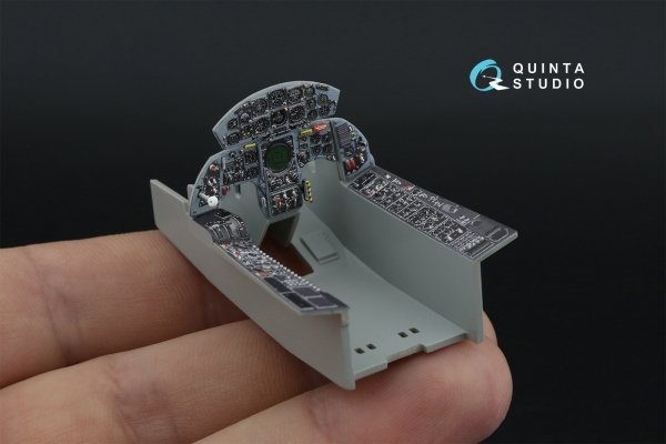 Quinta Studio QDS-32247 F-104C 3D-Printed &amp; coloured Interior on decal paper (Italeri) (Small version) 1/32
