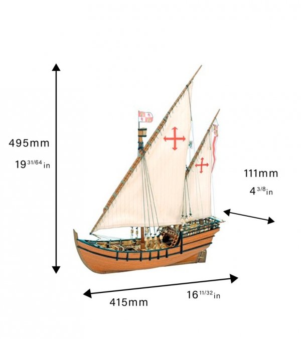 ARTESANIA LATINA 22410 Karawela La Nina 1/65