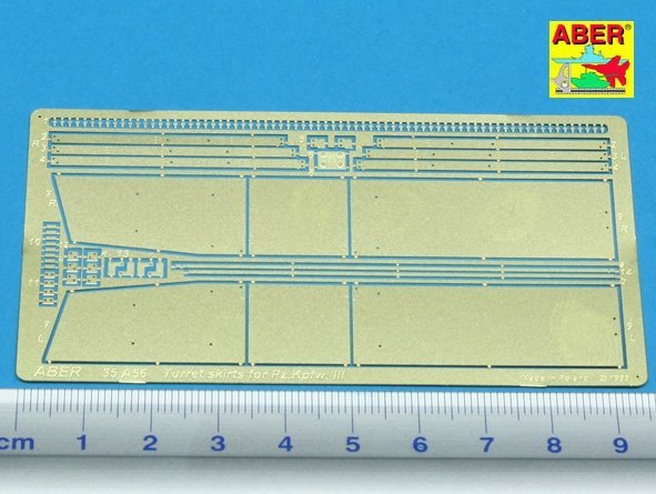 Aber 35A056 Osłony wieży do PzKpfw III (1:35)