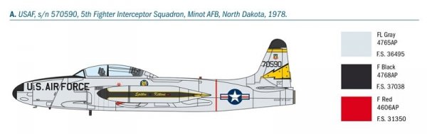 Italeri 1444 T-33A SHOOTING STAR 1/72