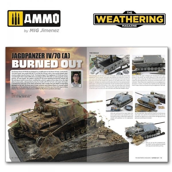Ammo of Mig 4532-PO The Weathering Magazine Issue 33. SPALONE (Polski)