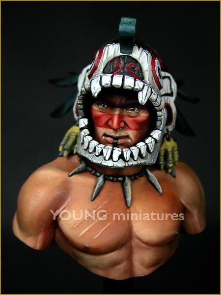 Young Miniatures YH1819 Aztec Warrior 1/10
