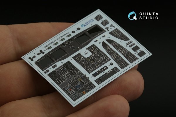 Quinta Studio QDS-35109 MH-60S 3D-Printed &amp; coloured Interior on decal paper (Academy) (small version) 1/35