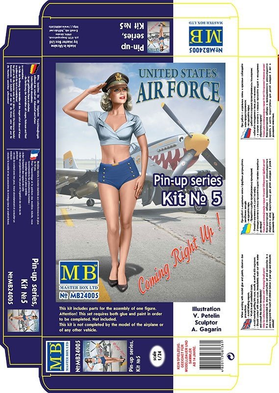 Master Box 24005 Pin-up series Kit No. 5 Patty 1/24
