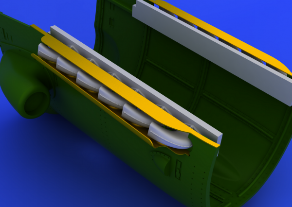 Eduard 632020 Bf 109G-6 exhaust stacks 1/32 (Revell)